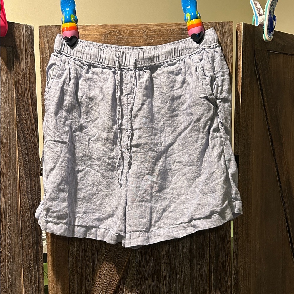 Tahari Black and Gray Linen Apparel